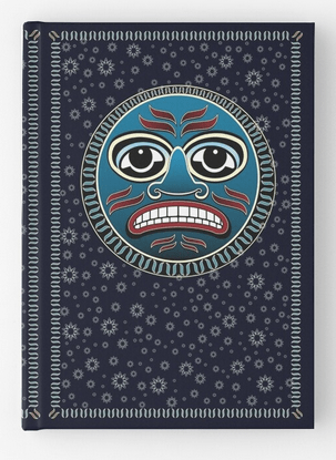 Grandfather Moon Journal by Salish Artist T S Ni hUiggin