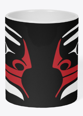 Spirit Mug by Sechelt Artist Charles J Craigan