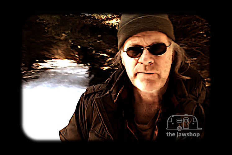 Musician Paul Clifford, field recording at the jawshop adventure recording studios.