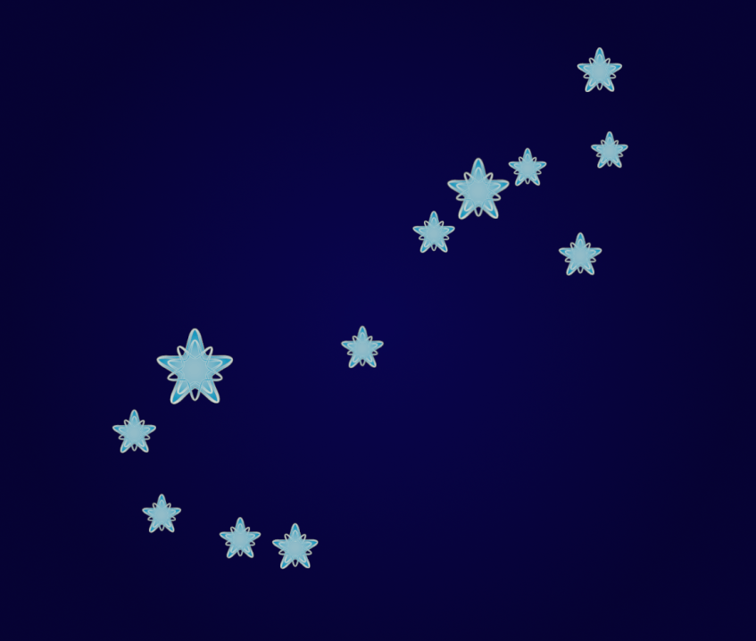 An illustration of the constellation Scorpios by TS Ni hUiginn