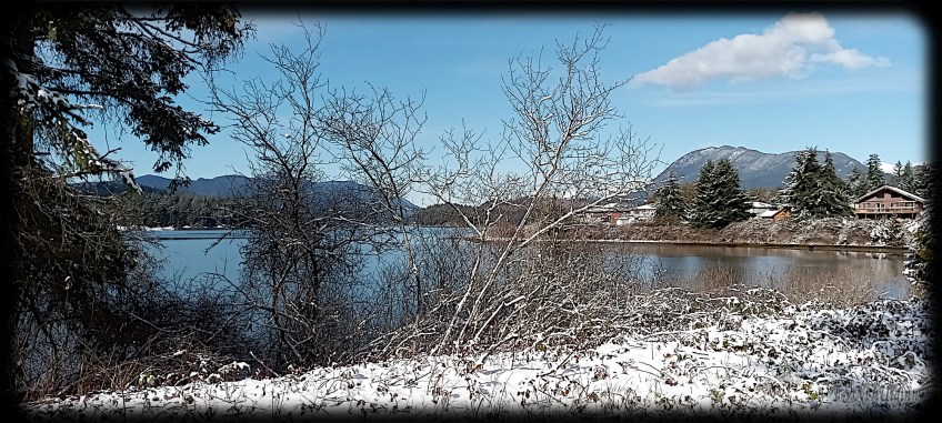 Snow by the Sea Shore taken by Coastal Salish Photographer TS Ni hUiginn