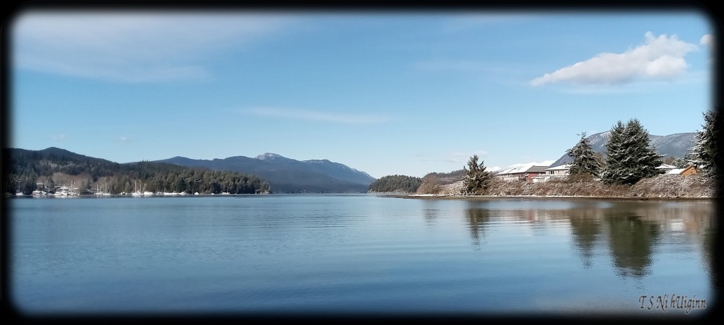 Frozen Inlet by Coastal Salish Photographer TS Ni hUiginn