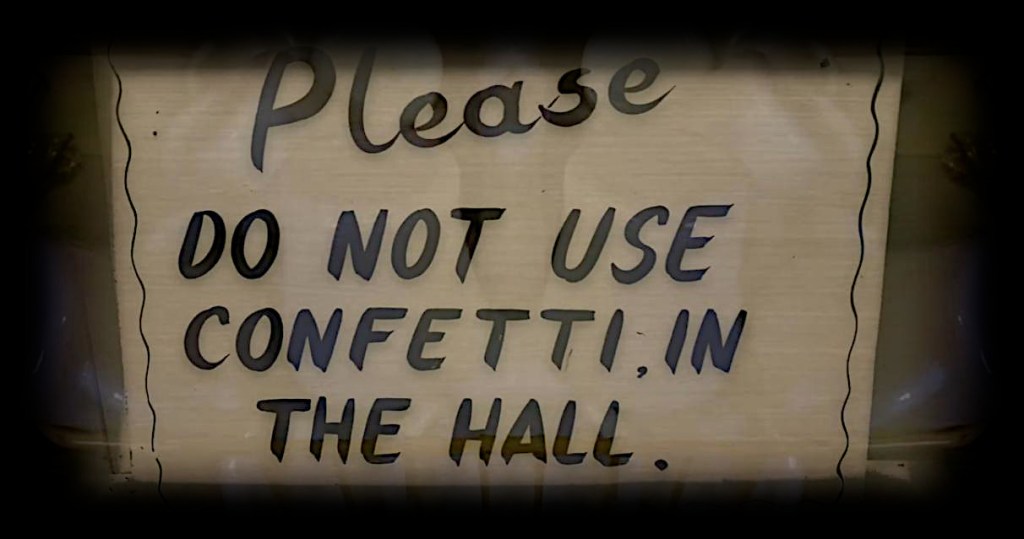 A still image from the video recording an organ from Paul Clifford's Jawshop Adventure audio recording studios