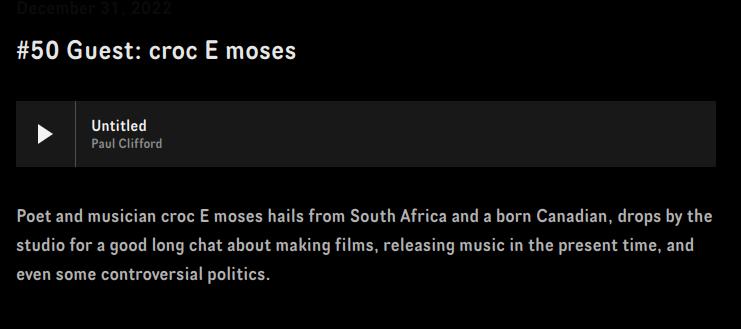 Link image to Jawshop Croc E Moses podcast