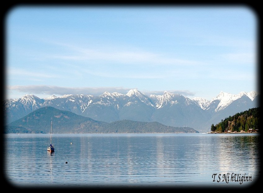 Mountains by the Salish Sea taken with Olympus Evolt E-300 by Coastal Salish Photographer TS Ni hUiginn