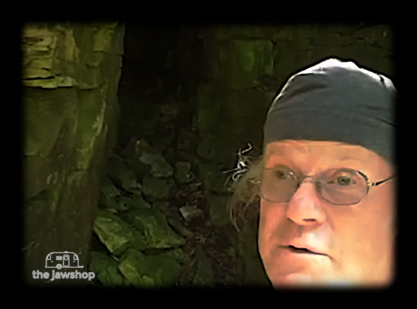 Musician Paul Clifford, field recording at the jawshop adventure recording studios.