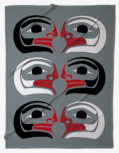 Spirit Blanket by Sechelt Artist Charles J Craigan