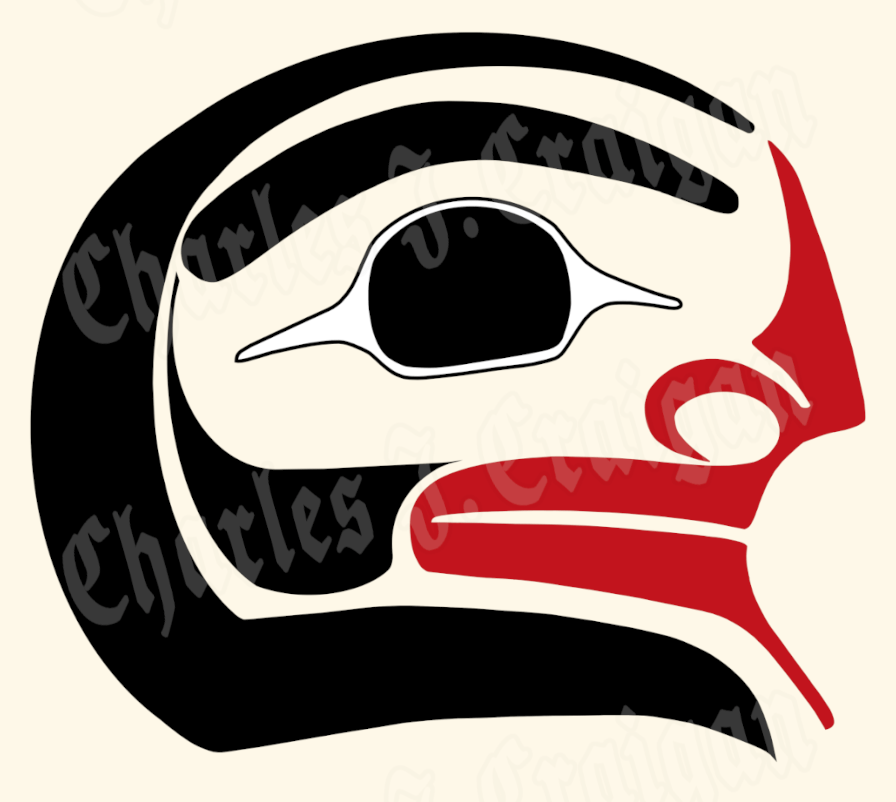Spirit Design by Sechelt Native Artist Charles J Craigan