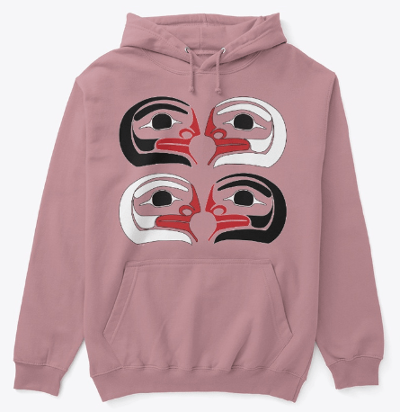 Spirit Hoodie by Sechelt Artist Charles J Craigan