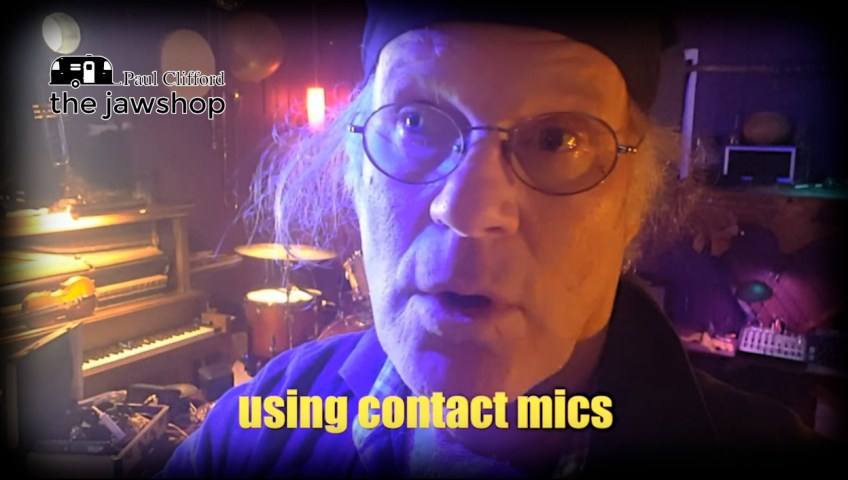 Screen shot of Paul Clifford in his Jawshop Main Studio from his Cedar Branch Scout video as seen on youtube.